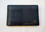 YOSHIDA & CO. /CARD HOLDER-BLUE LEATHER