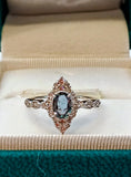 Alexandrite Ring-Pt900/Alexandrite 1=0.57ct/MD=0.31ct/4.05g