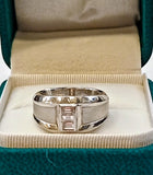 Diamond Ring-Pt900/MD=0.29ct/14g