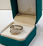 Diamond Ring-Pt900/MD=0.29ct/14g