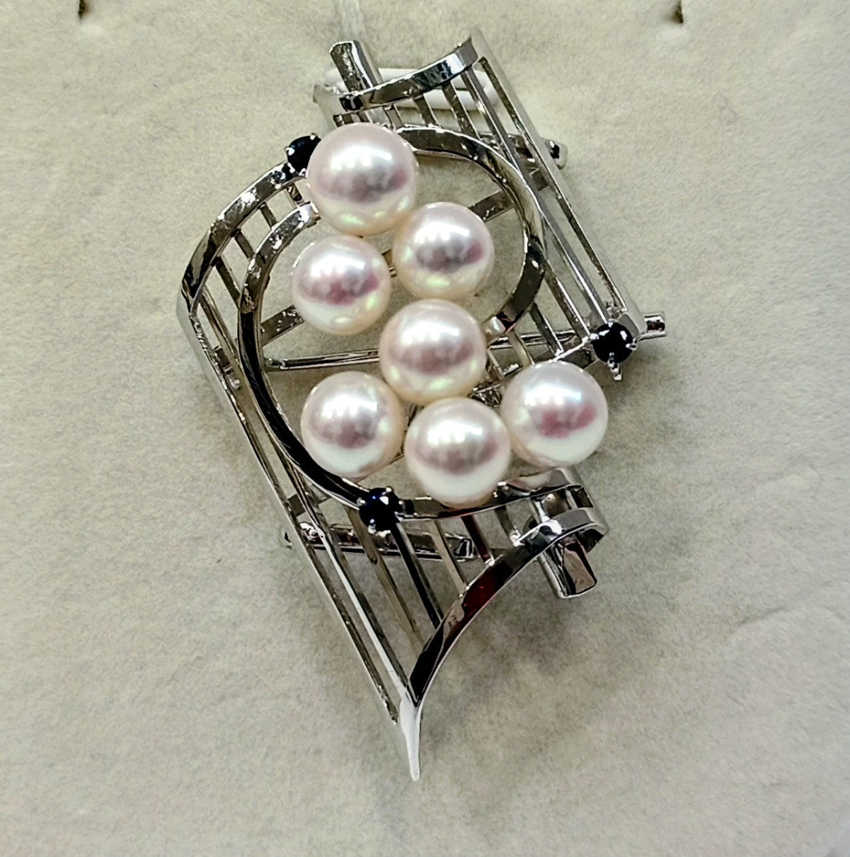 Pearl Brooch-14kw