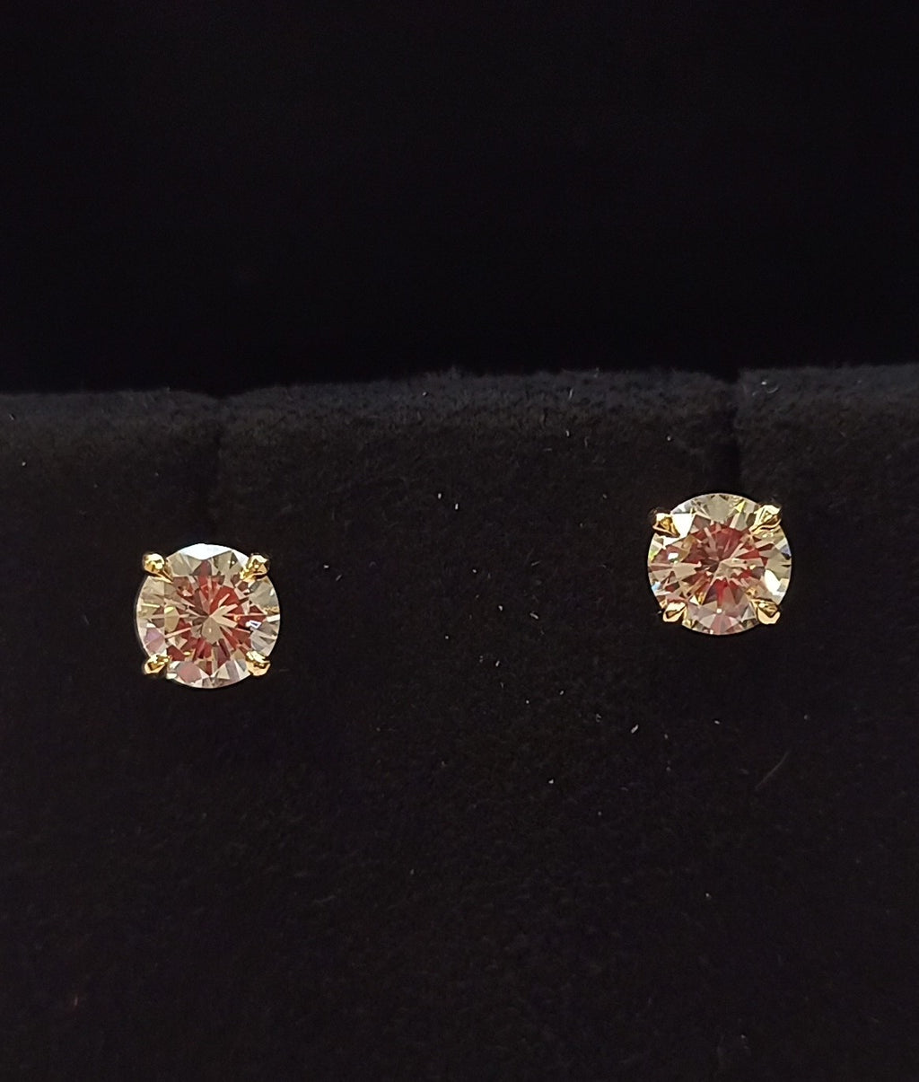 Diamond Earring-D2=1.60cts app 18ky