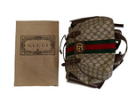 Gucci Ophidia GG Supreme Backpacks-Light Brown-Leather