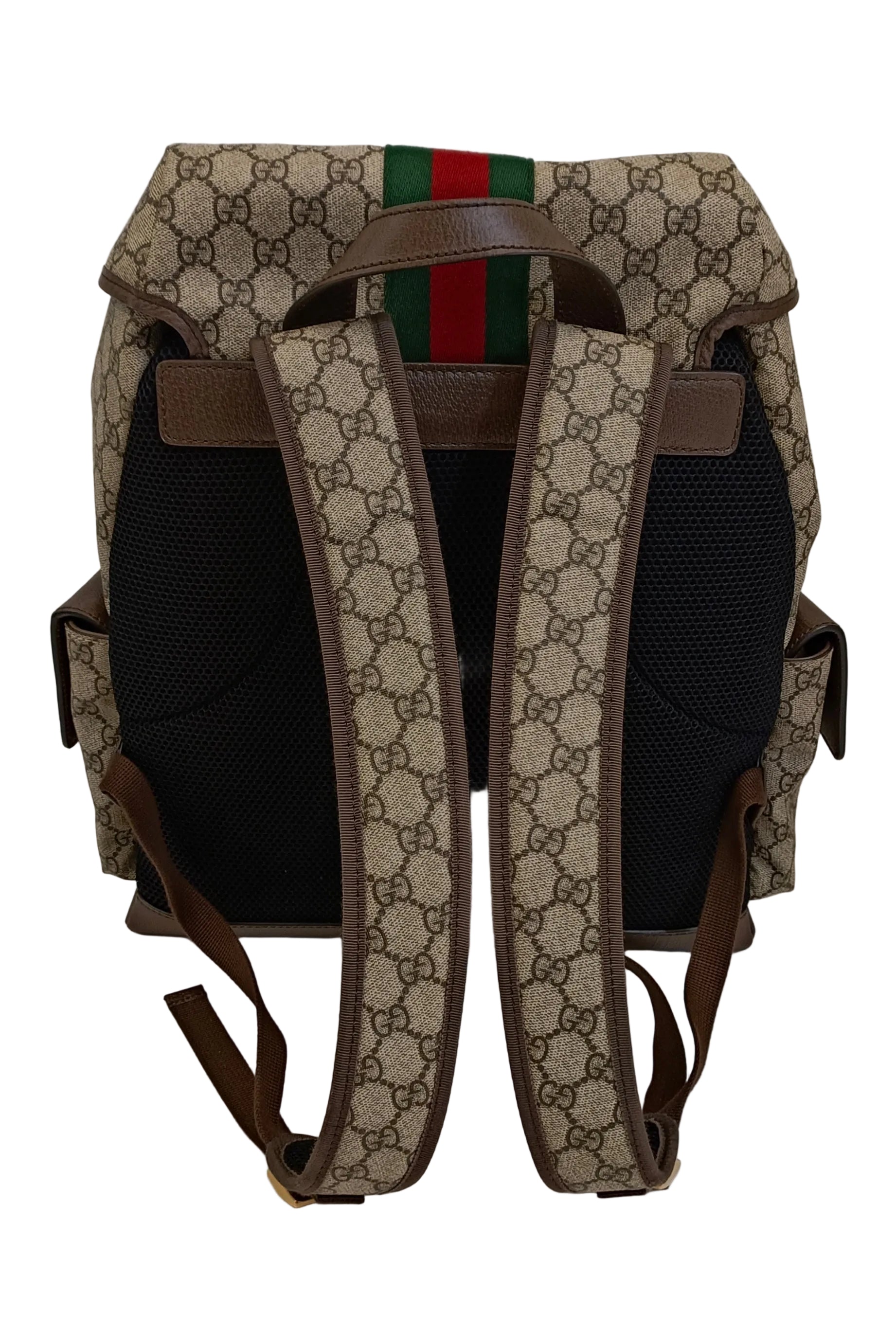 Gucci Ophidia GG Supreme Backpacks-Light Brown-Leather Secondary image