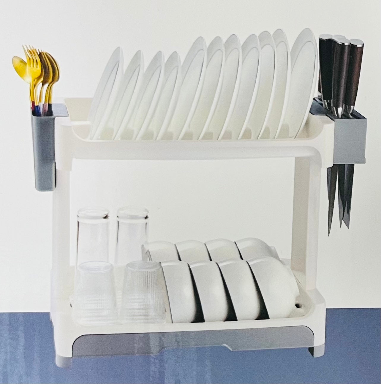 2 Layer Dish Drainer Secondary image