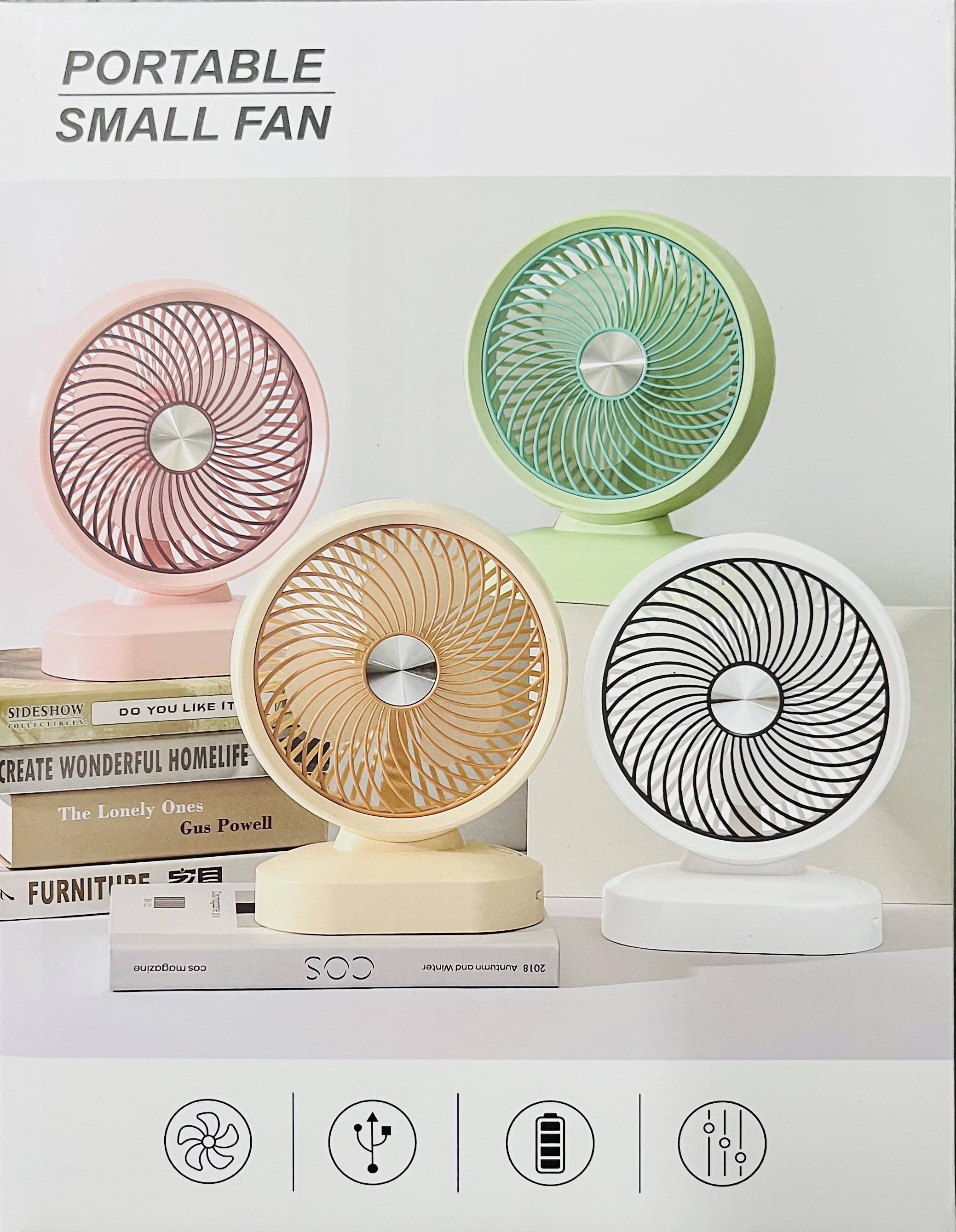 Rechargeable Portable Small Fan Secondary image