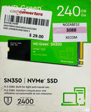 Western Digital 240GB WD Green SN350 NVMe Internal SSD