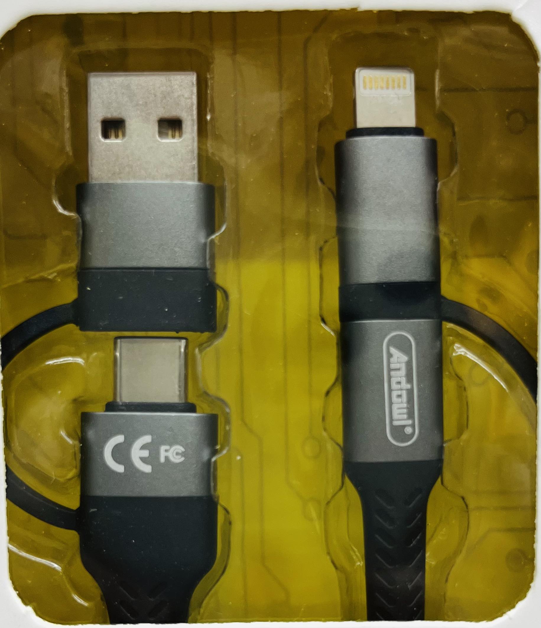 Andowl QSJ66 4in1 Data Cable 60W Quick Charge Main image
