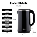 Iona 1.8L Double Wall Electrical Kettle