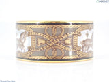 Hermes Enamel GM Horse Pattern Bangle