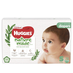 Huggies Platinum Naturemade Tape Diapers, S, NET COUNT 70X3