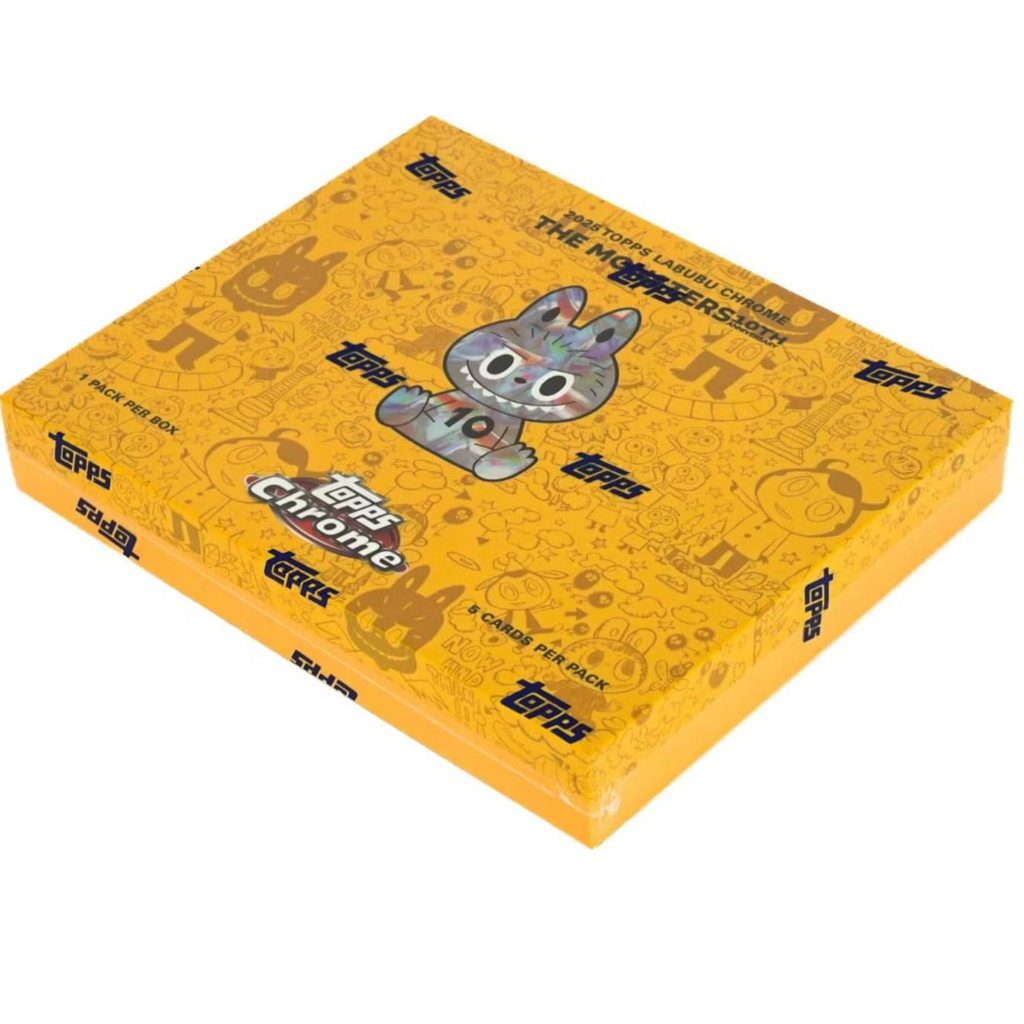 Topps 2025 Chrome Labubu The Monsters 10th Anniversary Hobby Box