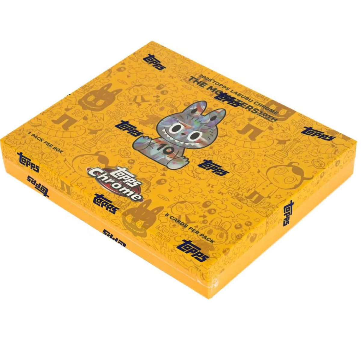 Topps 2025 Chrome Labubu The Monsters 10th Anniversary Hobby Box