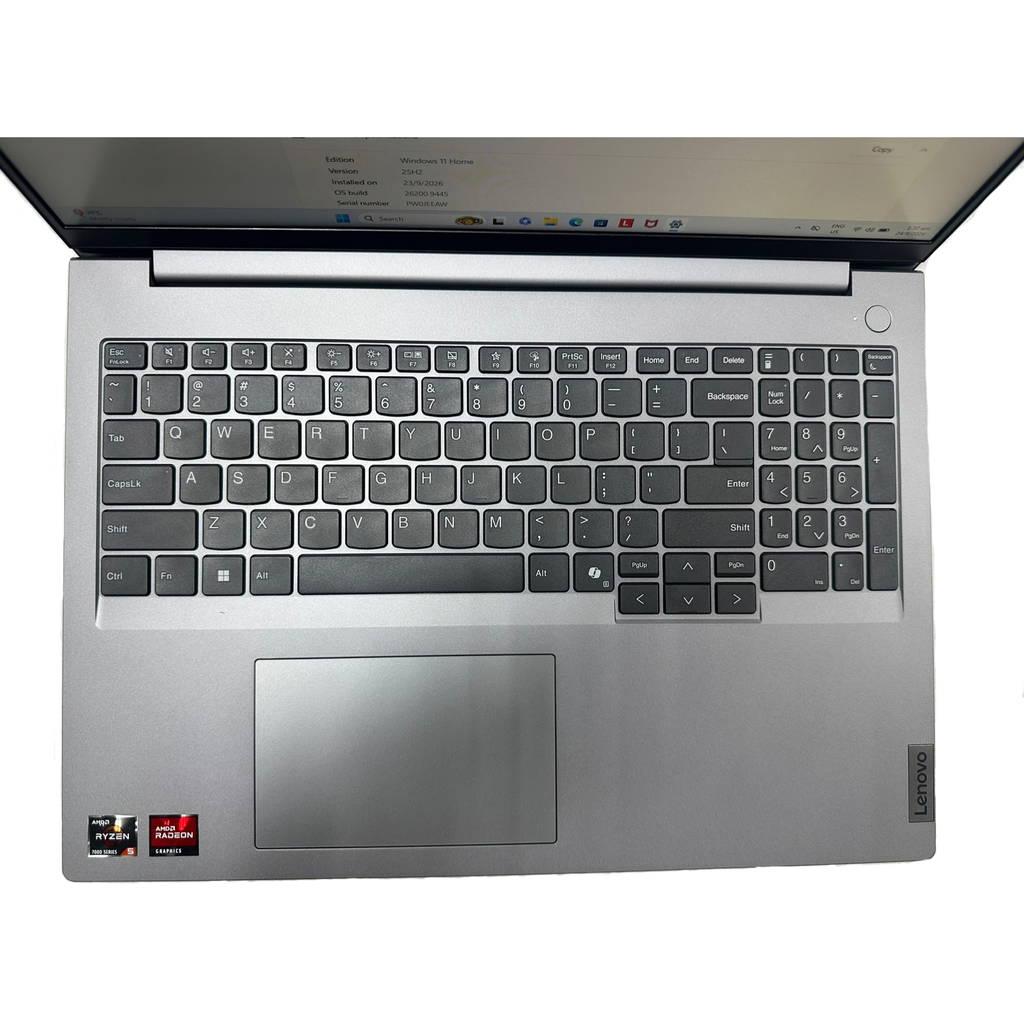 Lenovo ThinkBook 16 G7 ARP 16" WUXGA Laptop, AMD Ryzen 5 7535HS 3.3GHz, 16GB RAM, 512GB SSD, Windows 11 Pro, Arctic Gray