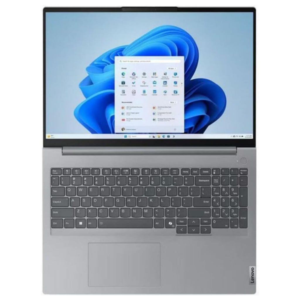 Lenovo ThinkBook 16 G7 ARP 16" WUXGA Laptop, AMD Ryzen 5 7535HS 3.3GHz, 16GB RAM, 512GB SSD, Windows 11 Pro, Arctic Gray