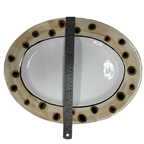 Lane Crawford Dinner Plates Oval Shape 2 Pc