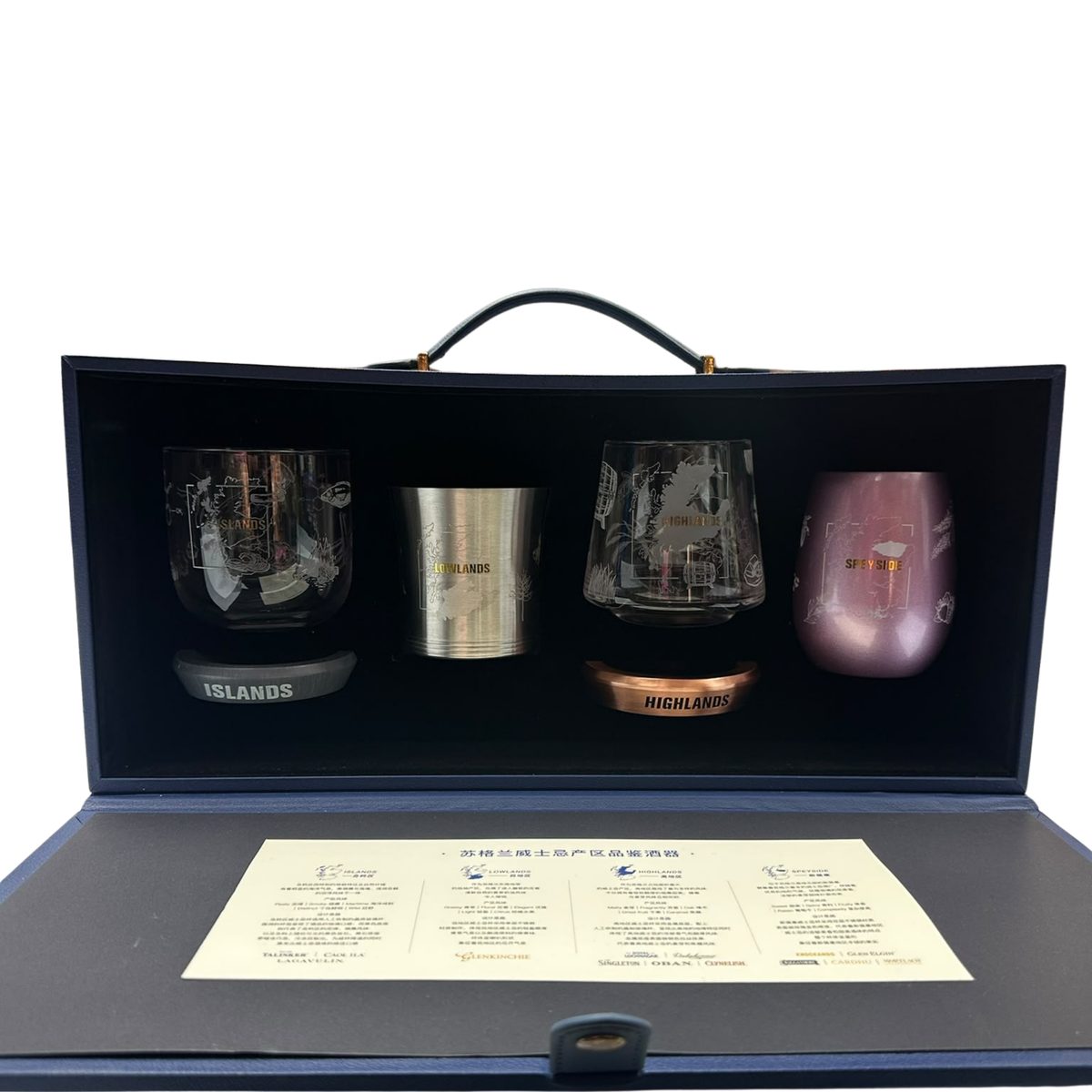 Diageo Scotch Whisky Regions Tasting Glass Collection