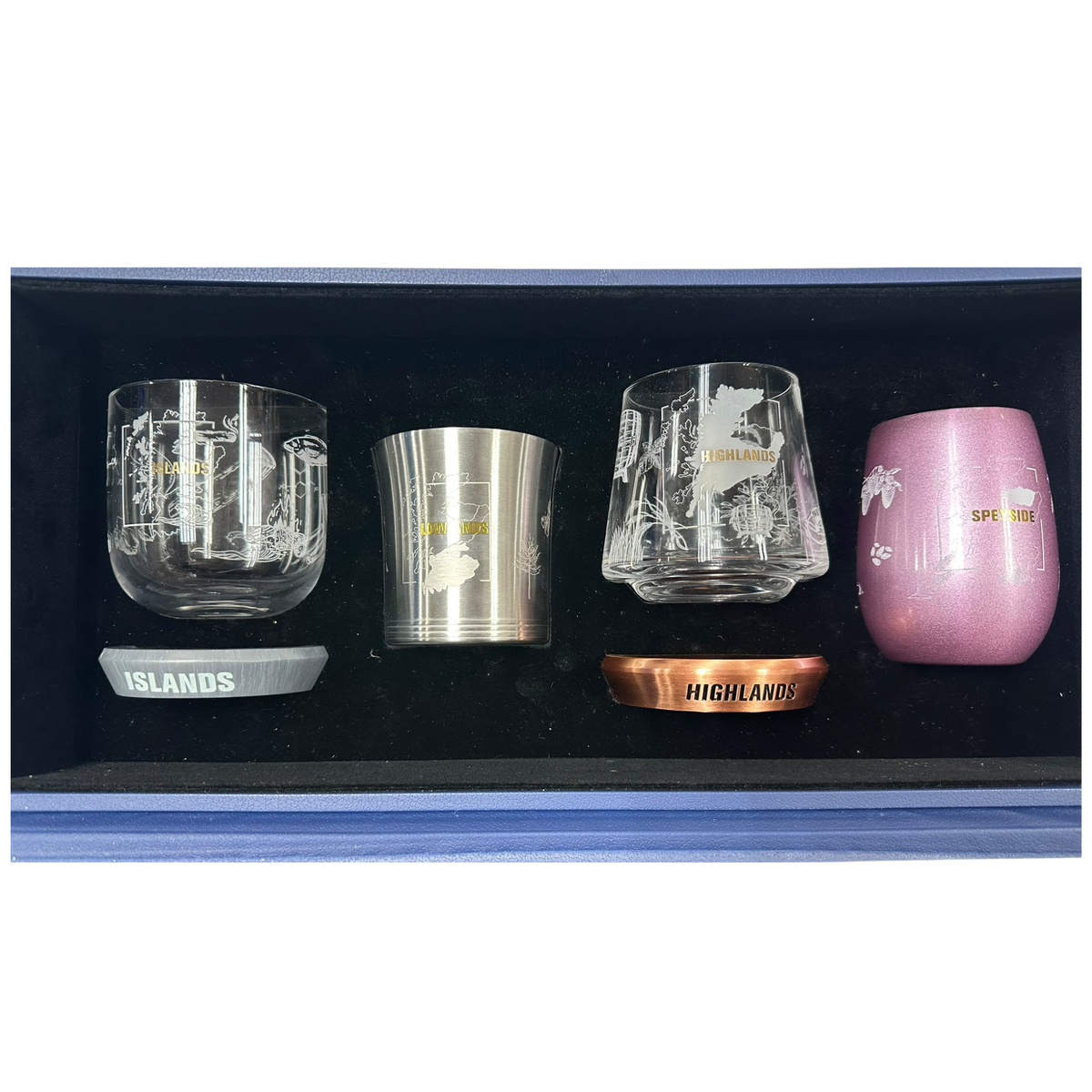Diageo Scotch Whisky Regions Tasting Glass Collection