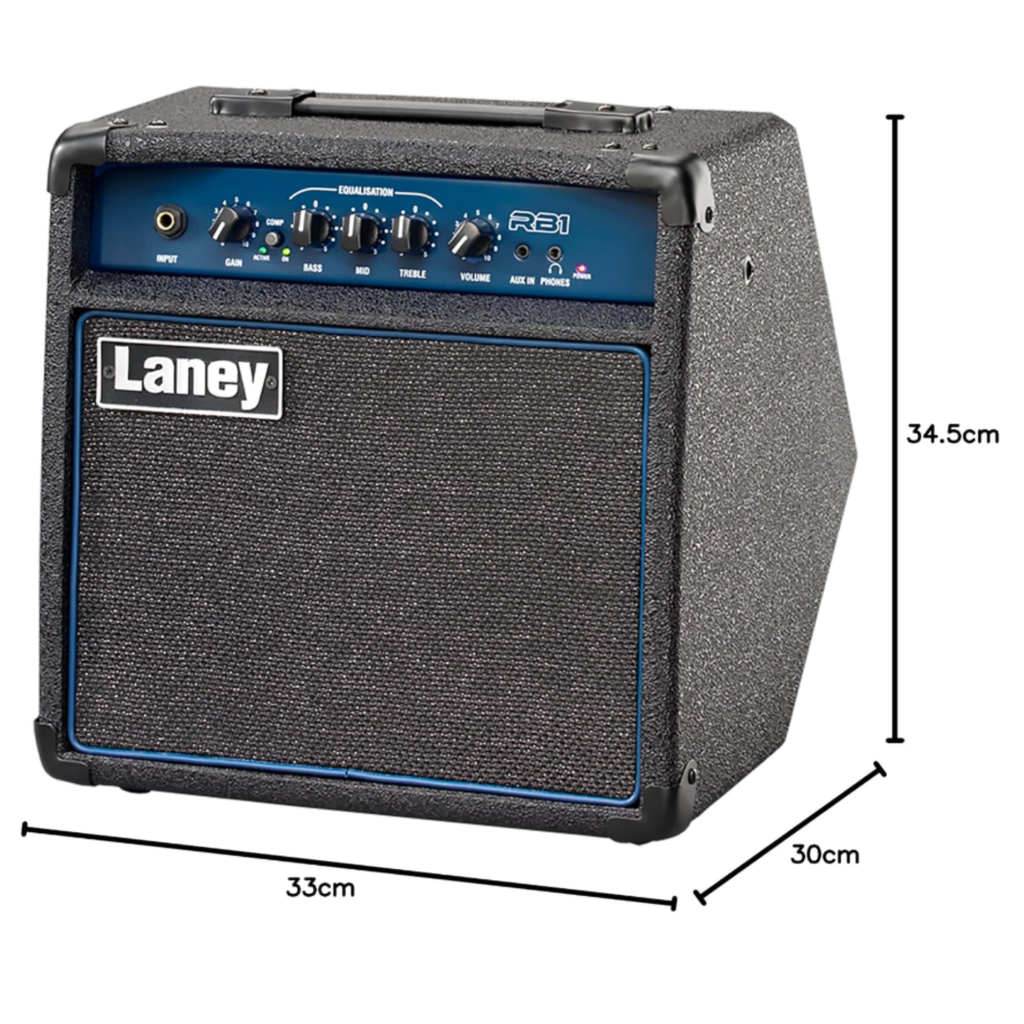Laney Richter RB1 Bass Guitar Combo 15W 8 Inch Woofer