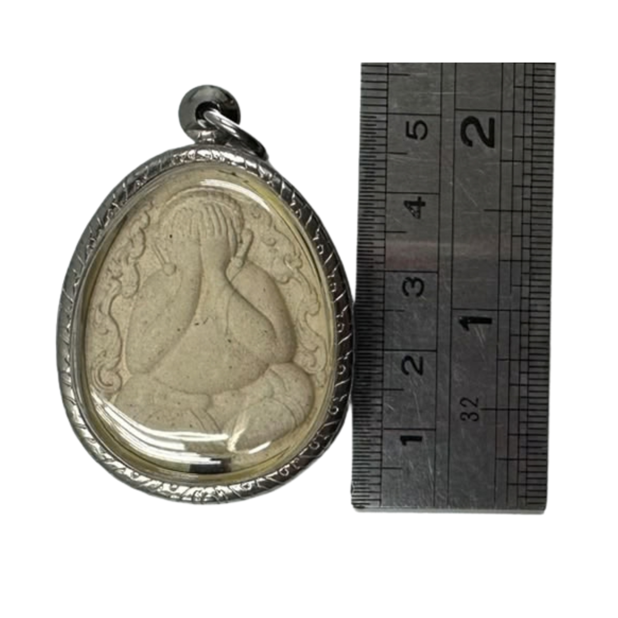 Thai Amulet  Phra Pidta from Wat Tha Sabaeng Secondary image