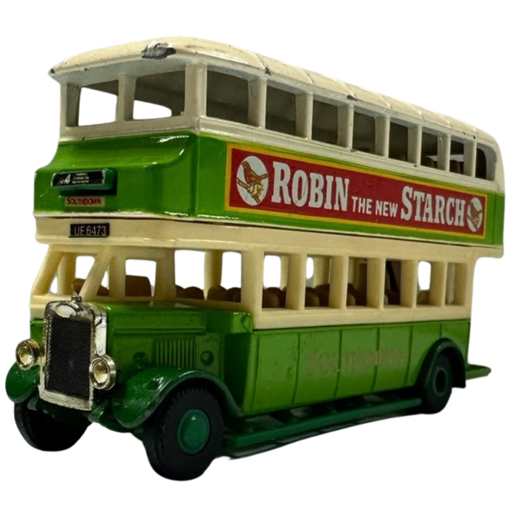 Matchbox Models of Yesteryear Y-5 1930 Leyland Titan TD1 double decker bus