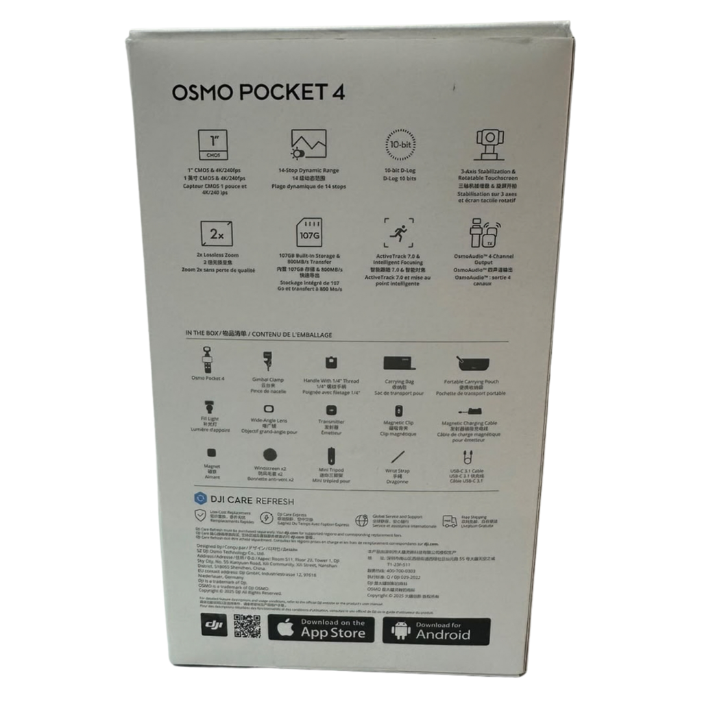 Dji Osmo Pocket 4 Creator Combo Black