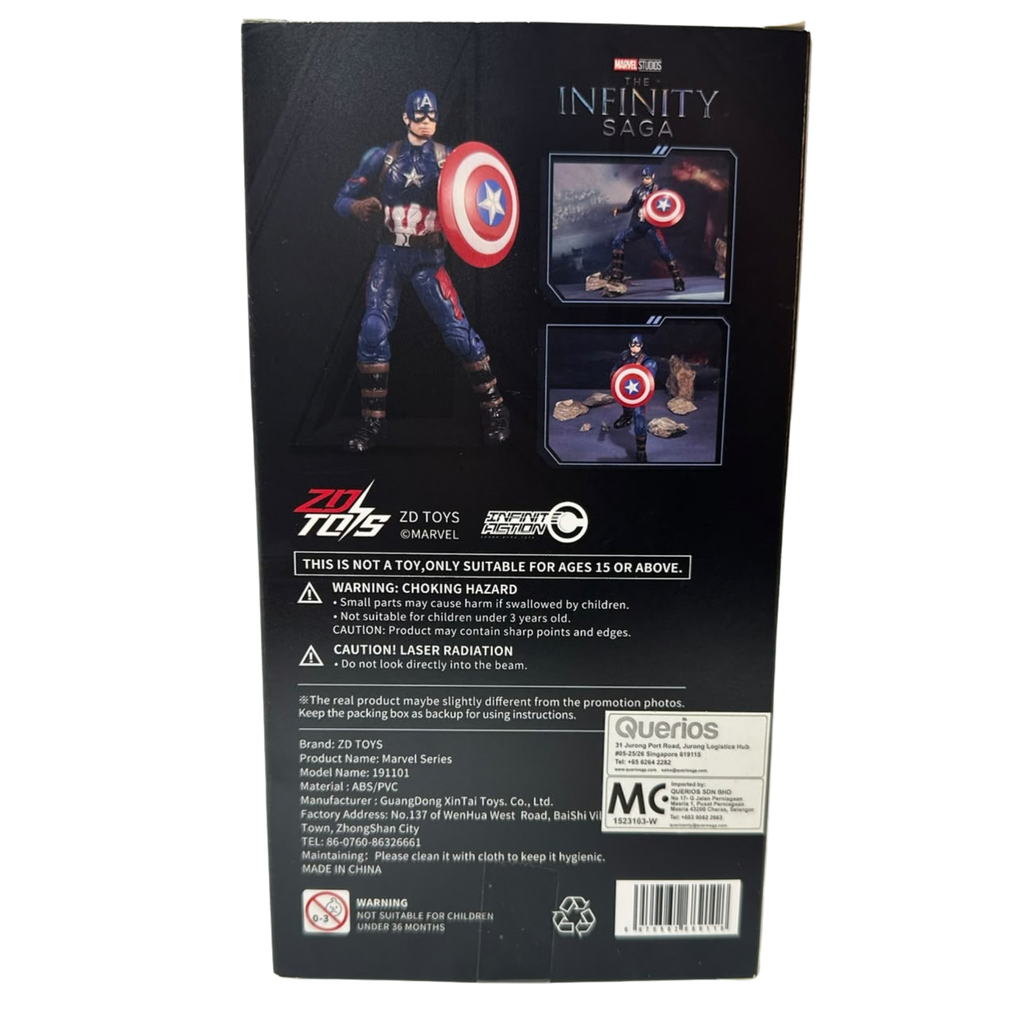 ZD Toys Captain America (Model 191101) 7Inch Action Figure