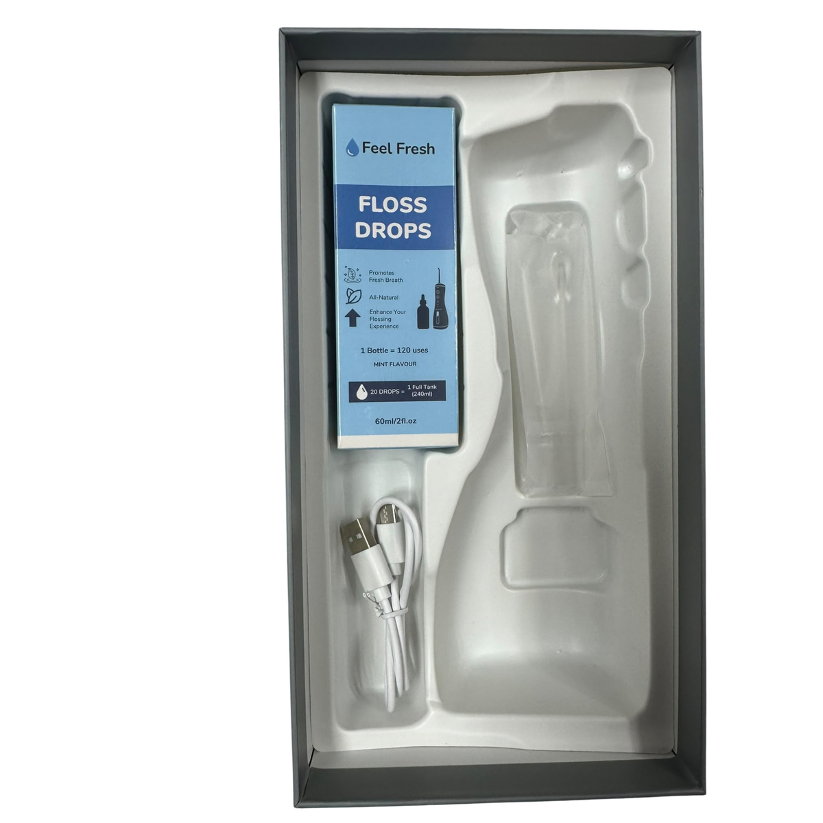 Feel Fresh AquaJet+ Water Flosser kit