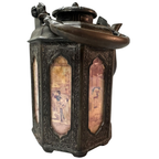Authentic Point-Copper Pewter Octagonal Warm Wine Pot