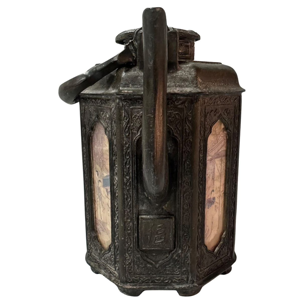 Authentic Point-Copper Pewter Octagonal Warm Wine Pot
