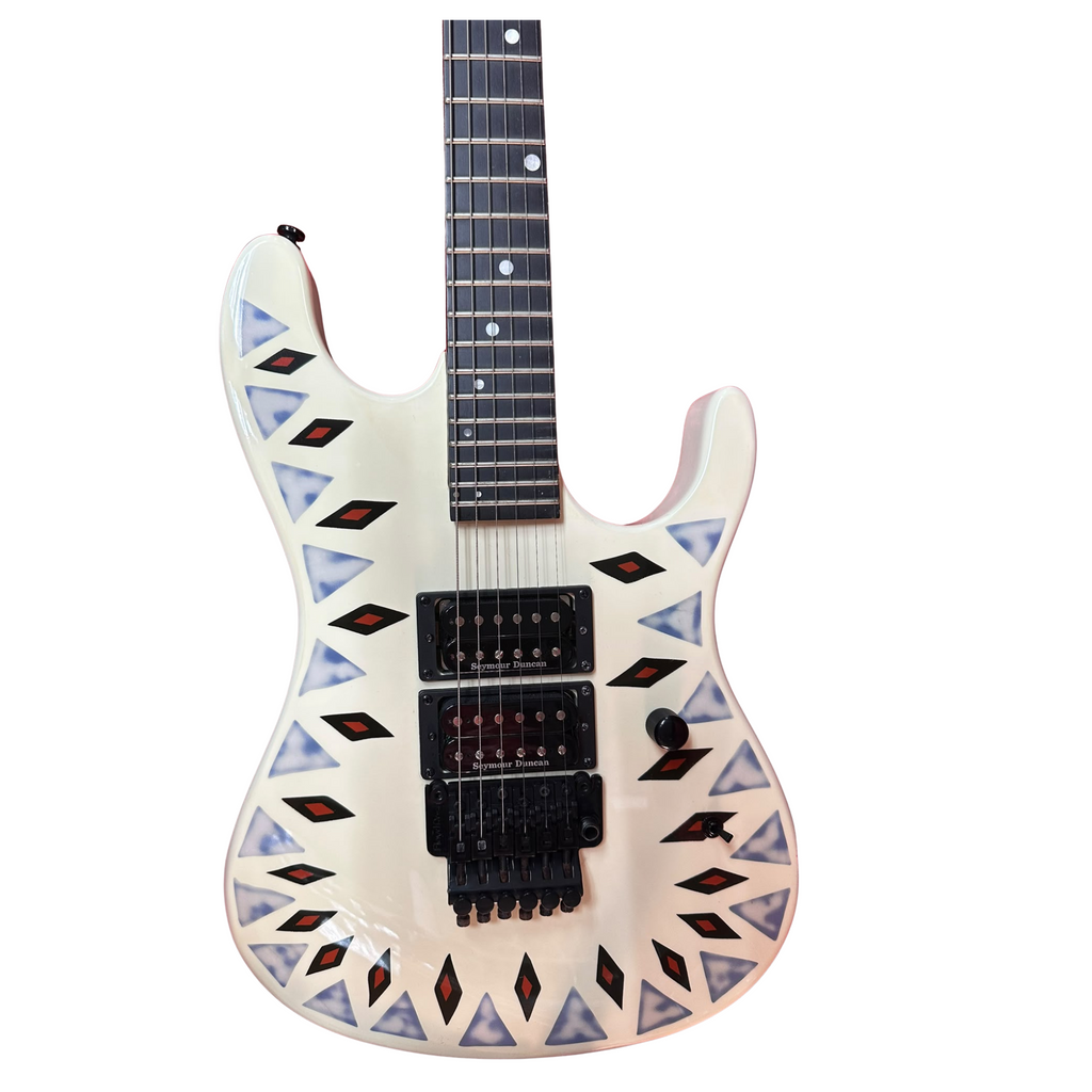 Kramer Nightswan Electric Guitar Aztec Marble Graphic