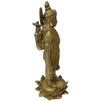 Sculpture Depicts Lord Vishnu