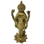 Sculpture Depicts Lord Vishnu