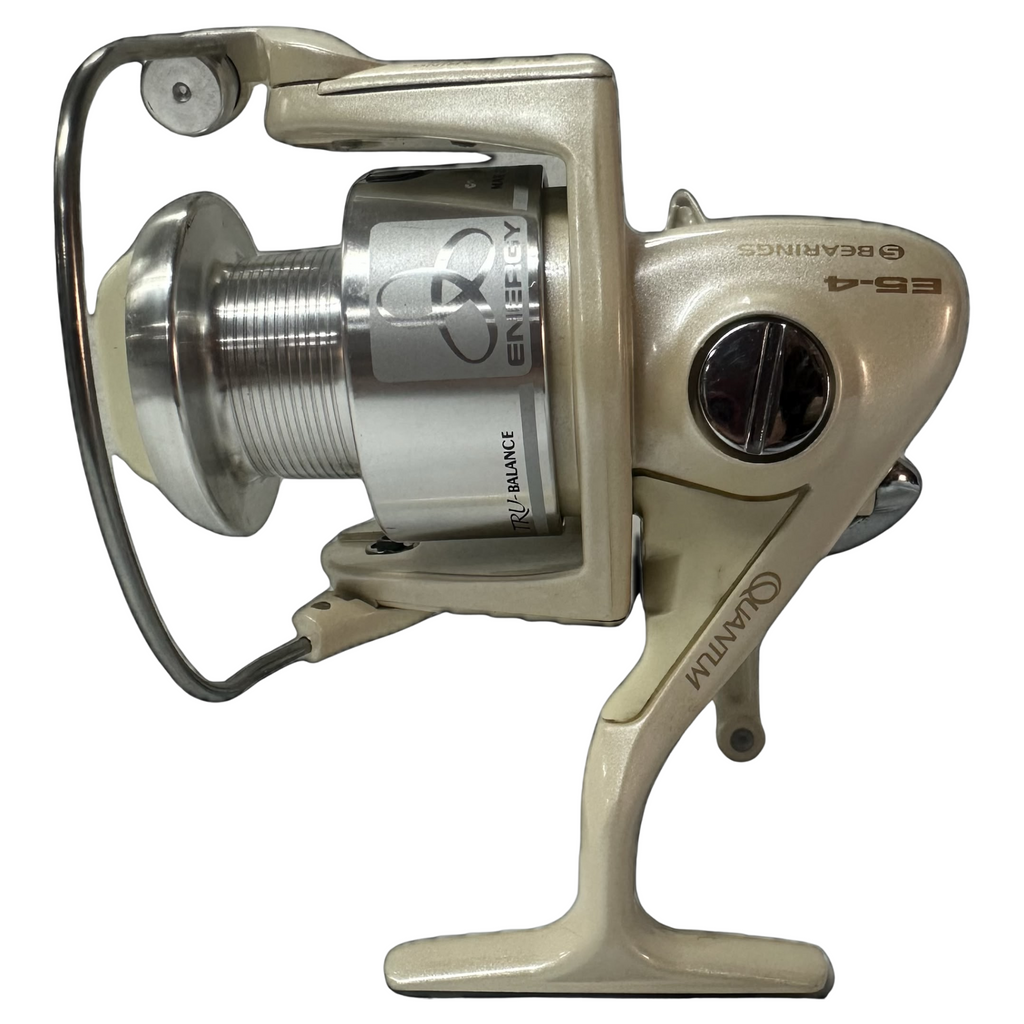 Vintage Zebco Quantum Energy E5-4 Rear-Drag Spinning Fishing Reel