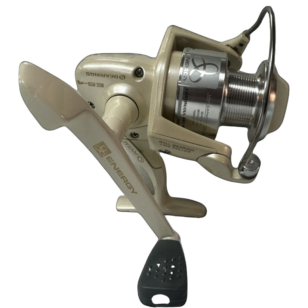 Vintage Zebco Quantum Energy E5-4 Rear-Drag Spinning Fishing Reel