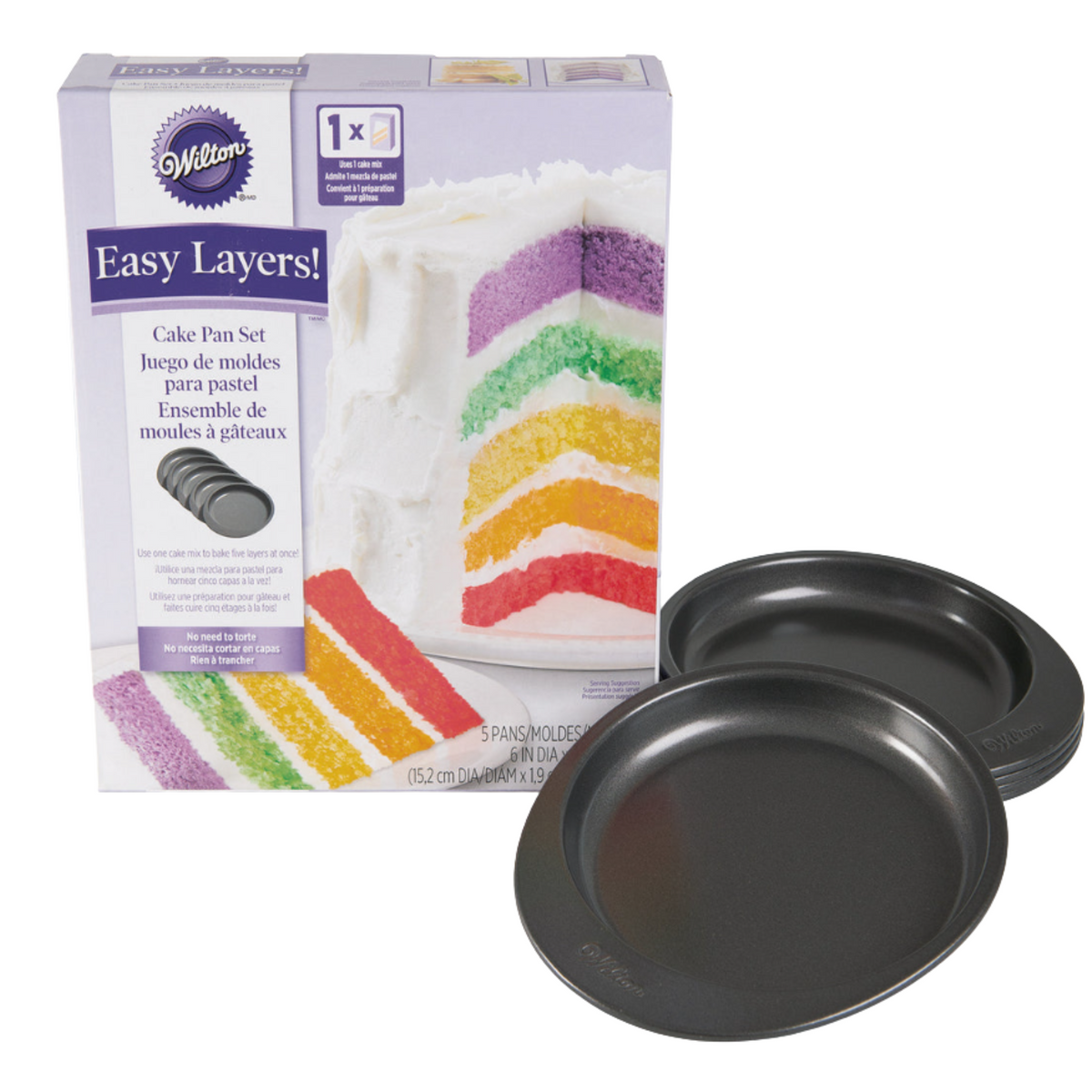 Wilton Easy Layer 15cm Cake Pan Set