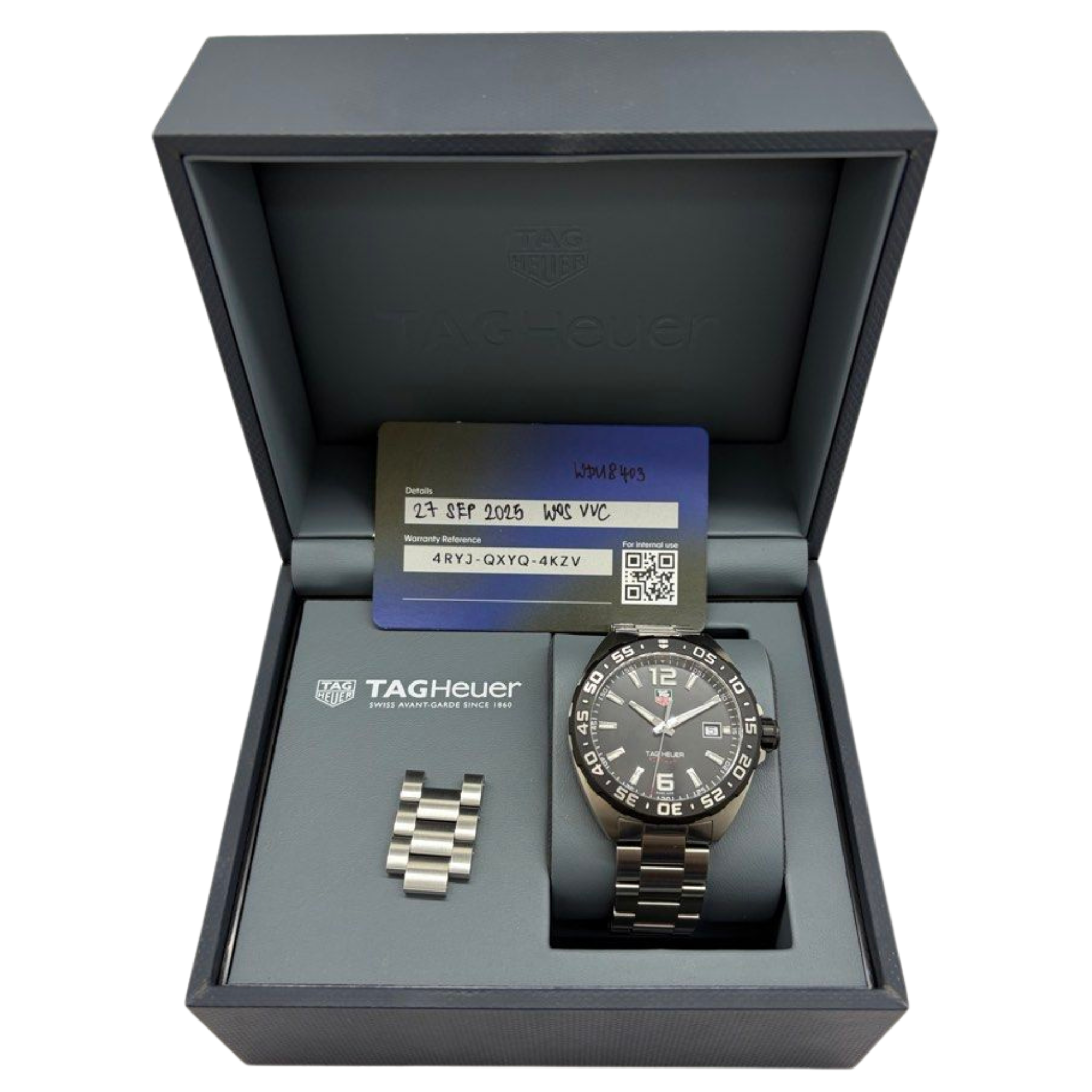 Tag Heuer Formula 1 41mm Quartz Black Dial Steel Watch WAZ1110 Secondary image