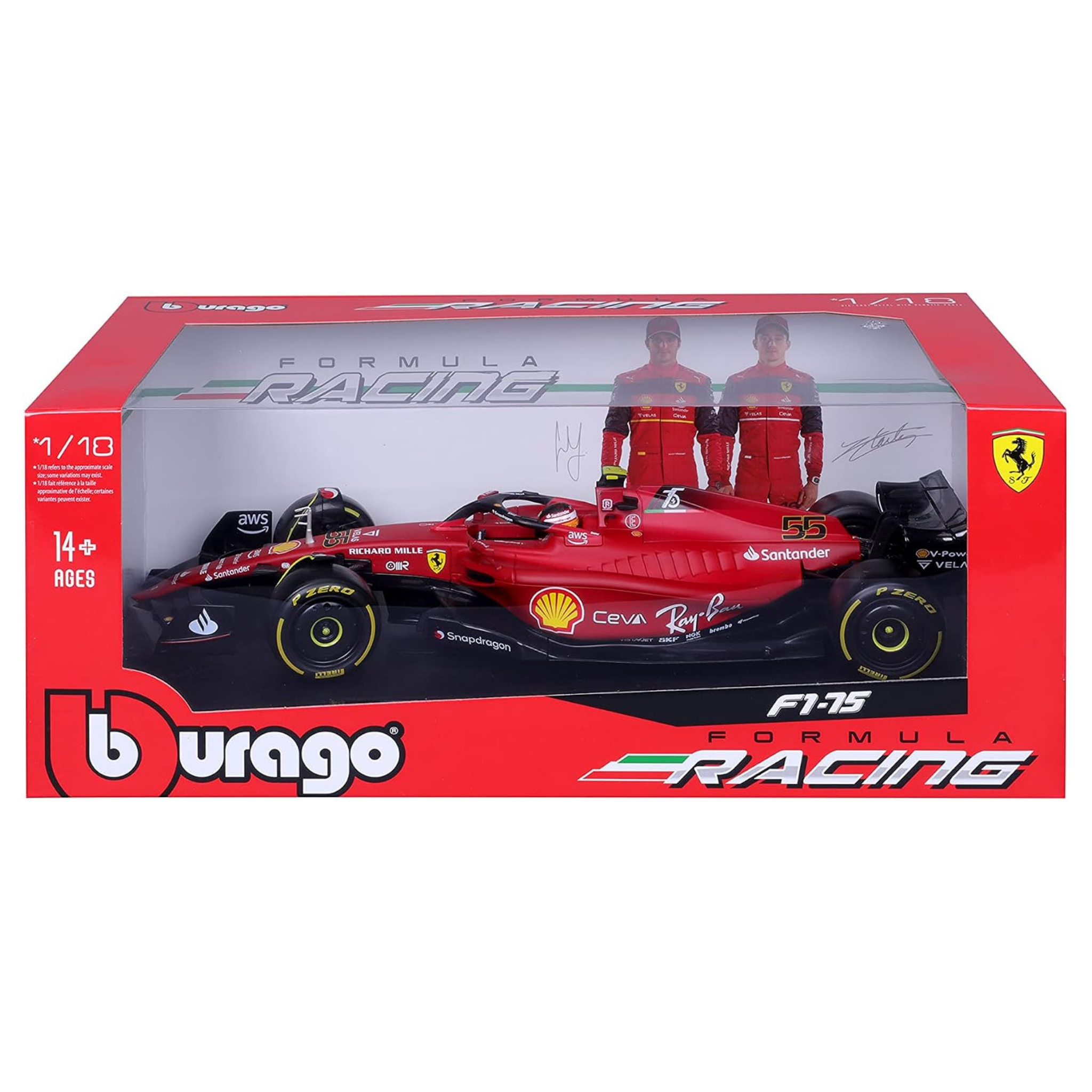 Bburago 1:18 SFR Ferrari 2022 Season Car