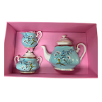 Royal Albert 100 Years 1950 3-Piece Set Teapot, Sugar & Creamer