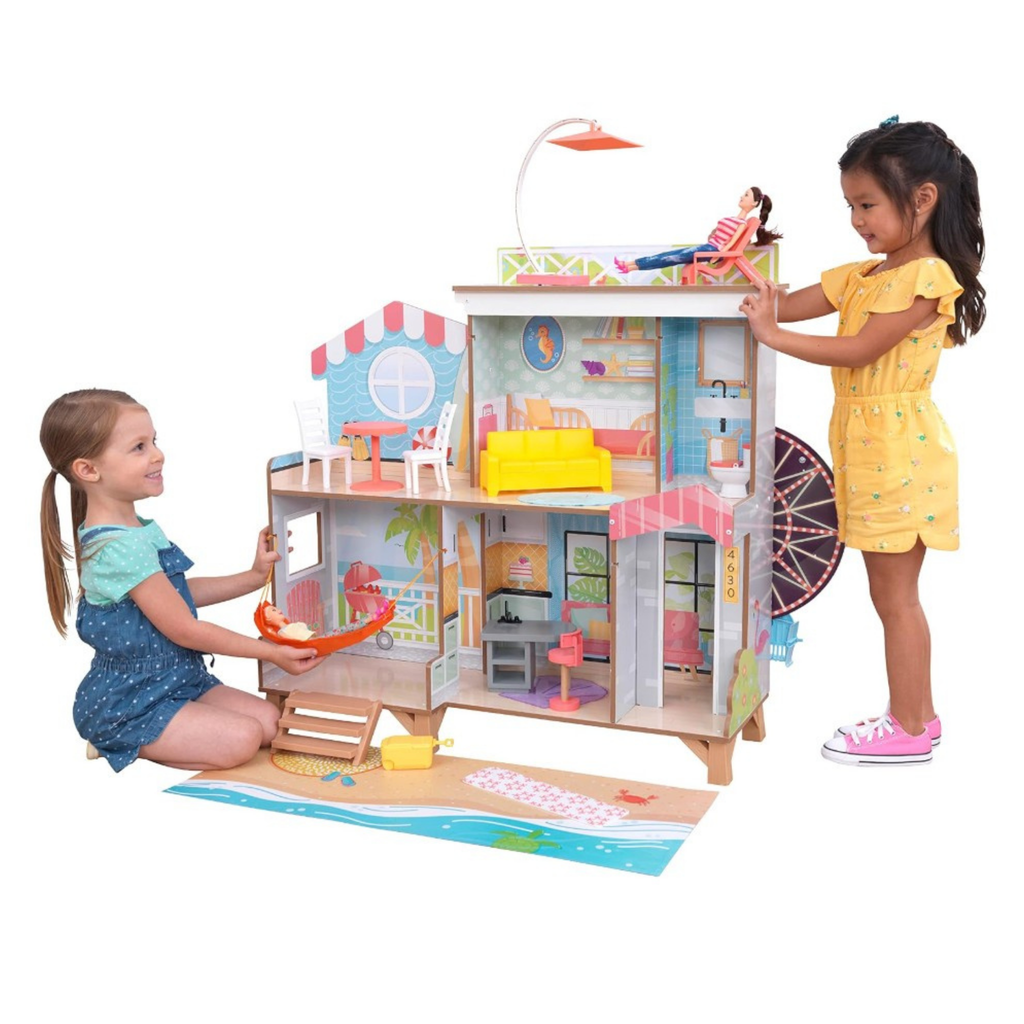 KidKraft Ferris Wheel Fun Beach House Dollhous