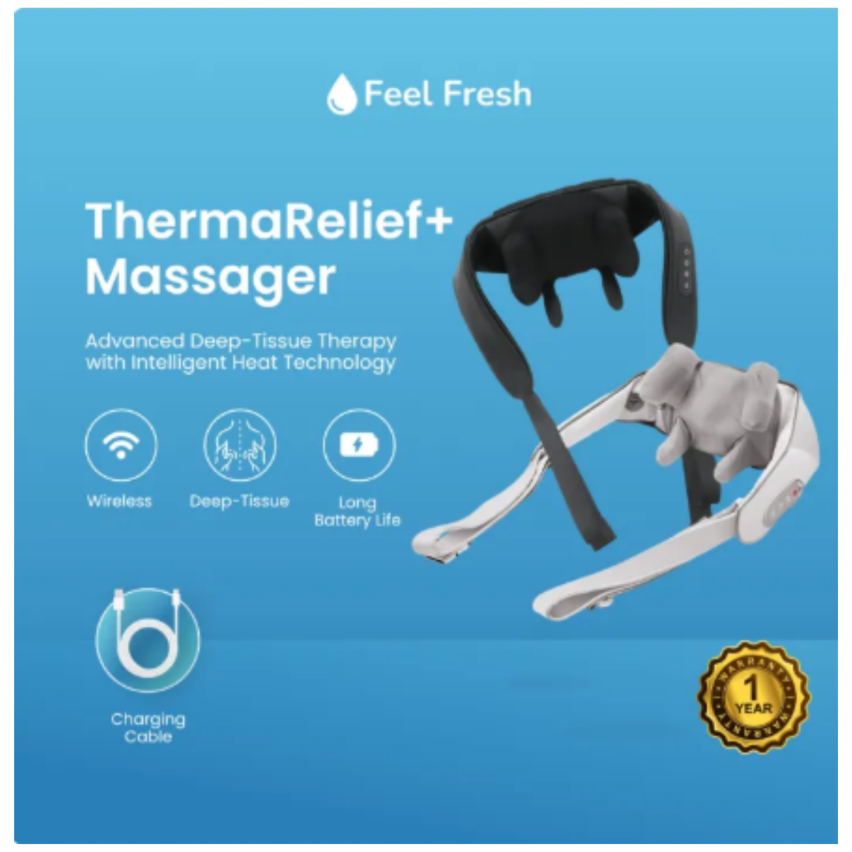 Feel Fresh ThermaRelief  Portable Massage