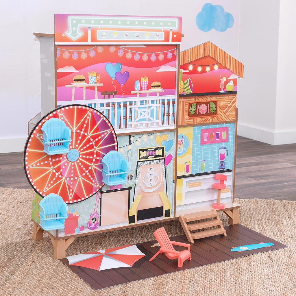 KidKraft Ferris Wheel Fun Beach House Dollhous
