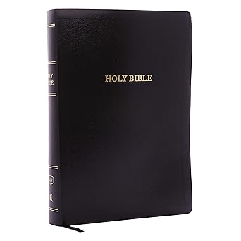 KJV, Reference Bible, Super Giant Print, Leather-Look, Black, Red Letter, Comfort Print: Holy Bible, King James Version Main image