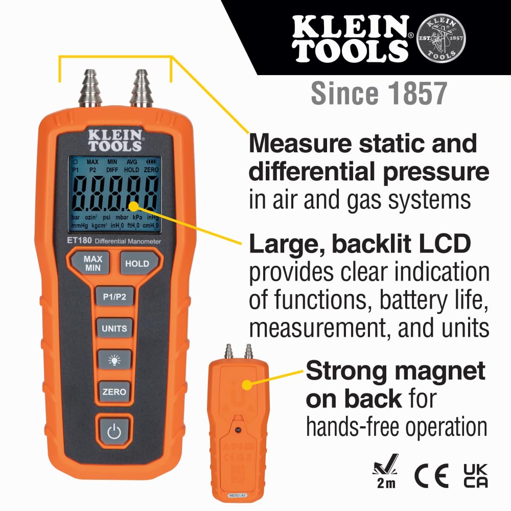 Klein Tools Digital Manometer