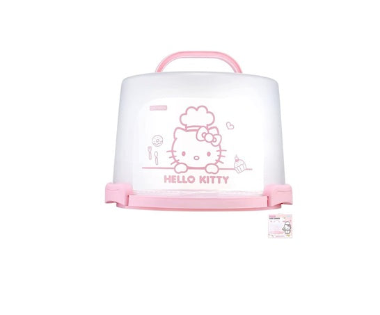 Hello Kitty Cake Carrier With Handle & Removable Cupcake Divider Main image