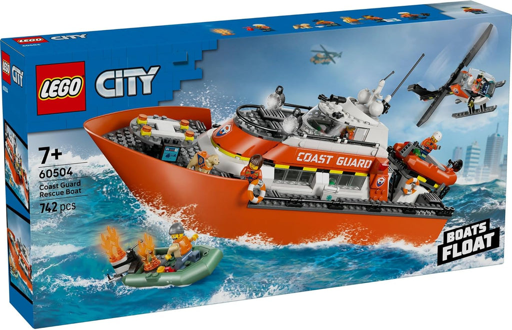 Lego City Coast Guard Rescue Boat & Helicopter 60504 Kids
