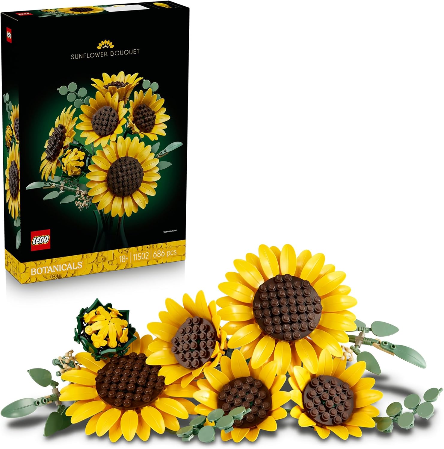 Lego Botanicals Sunflower Bouquet 11502 Flower Decor