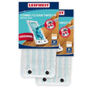 Leifheit Replacement Wiper Covers Clean for Twist M Micro Duo Mop