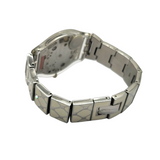 Swatch Skin Elegantly Framed SFK356G Quartz White Enamel Bracelet Watch 38mm
