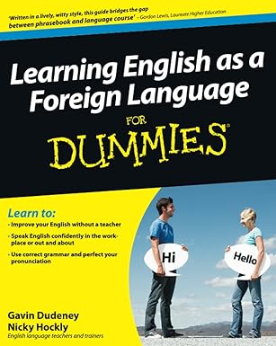 Learning English as a Foreign Language For Dummies Main image
